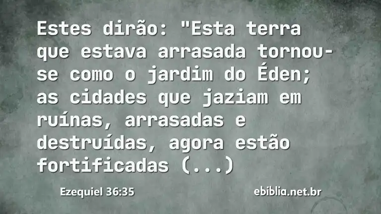 Ezequiel 36:35