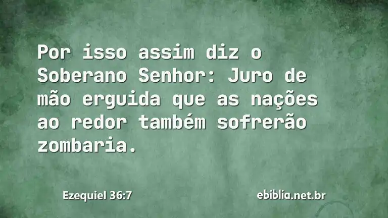 Ezequiel 36:7