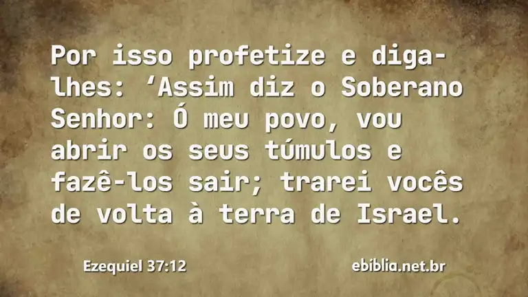 Ezequiel 37:12