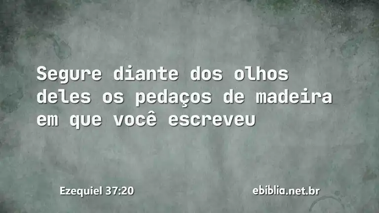 Ezequiel 37:20