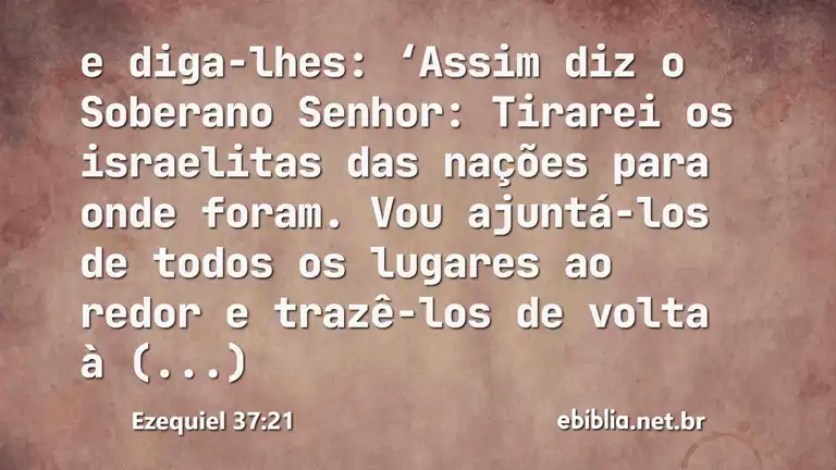 Ezequiel 37:21