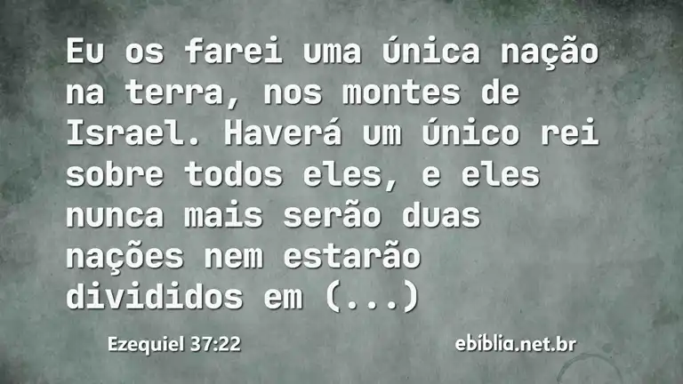 Ezequiel 37:22