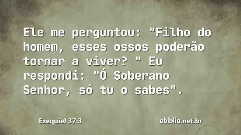 Ezequiel 37:3