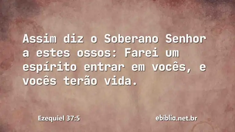 Ezequiel 37:5