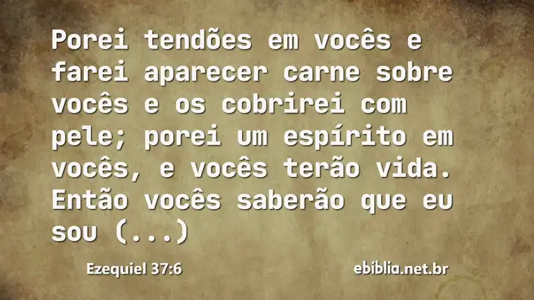 Ezequiel 37:6