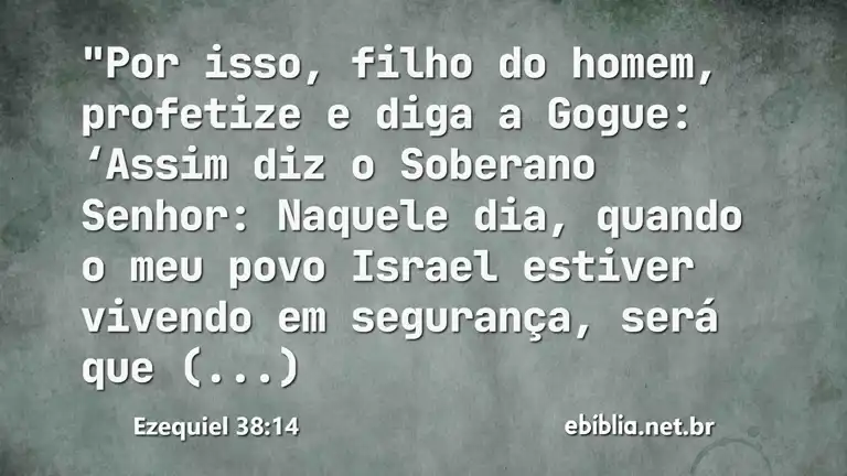 Ezequiel 38:14