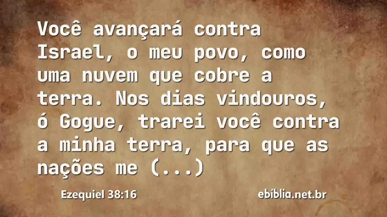 Ezequiel 38:16