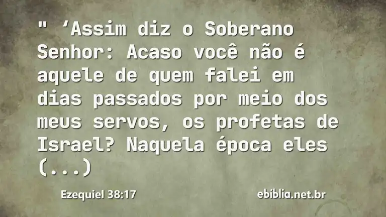 Ezequiel 38:17