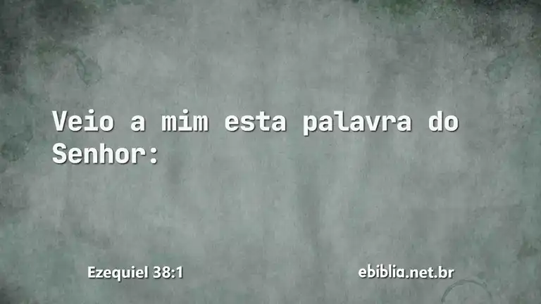 Ezequiel 38:1