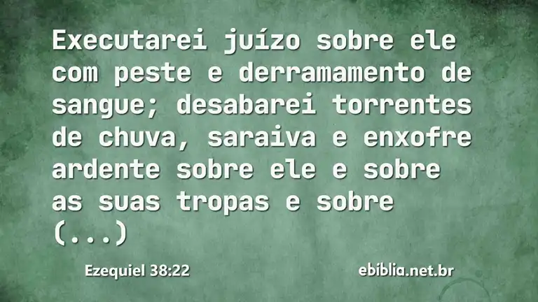 Ezequiel 38:22