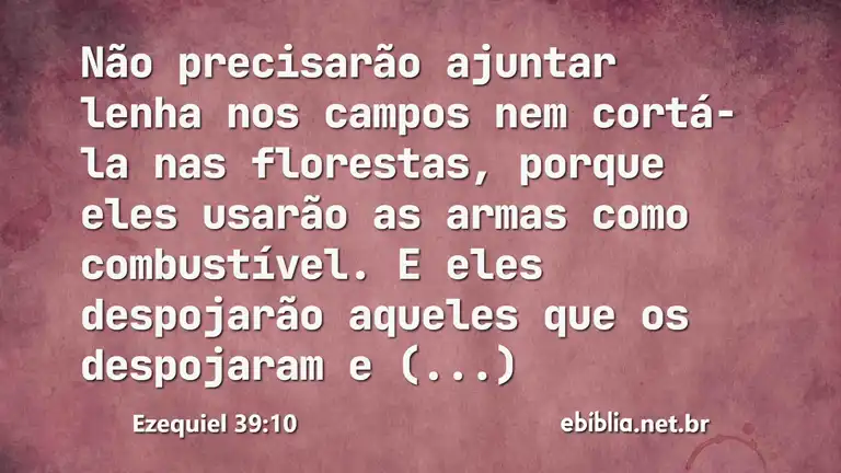 Ezequiel 39:10