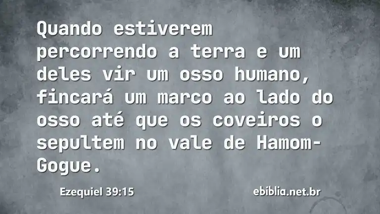 Ezequiel 39:15