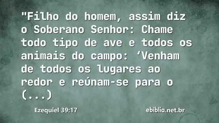 Ezequiel 39:17