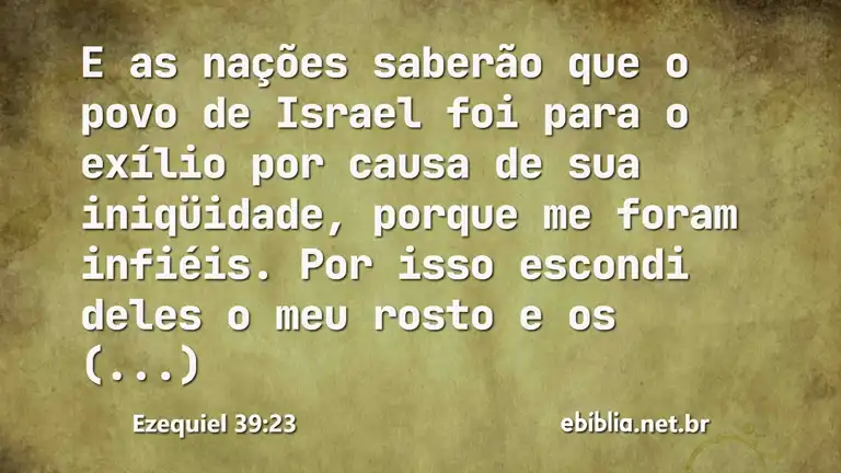 Ezequiel 39:23