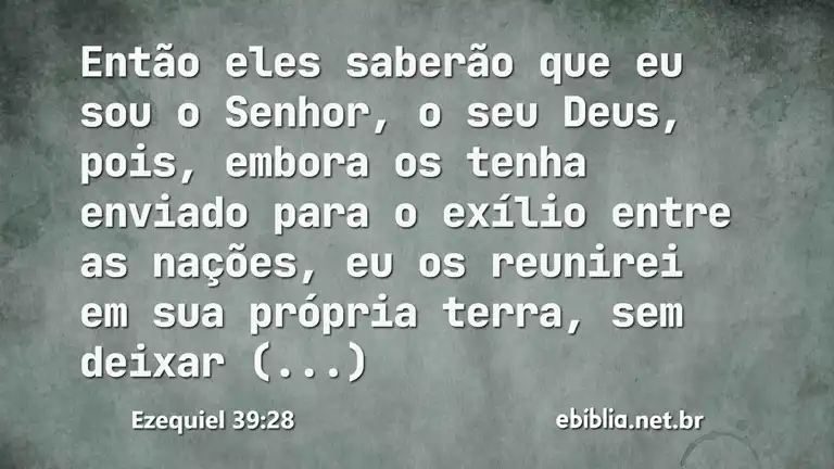 Ezequiel 39:28