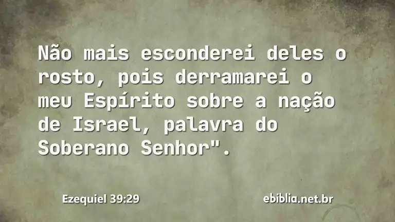 Ezequiel 39:29