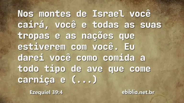 Ezequiel 39:4