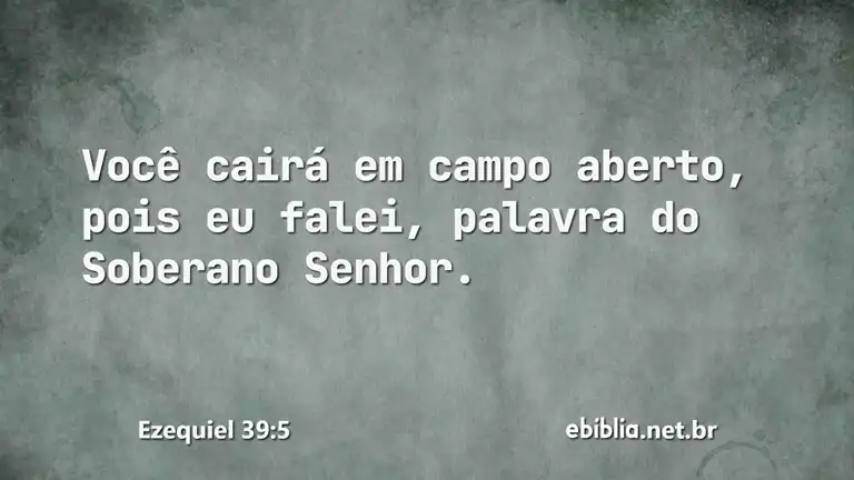 Ezequiel 39:5