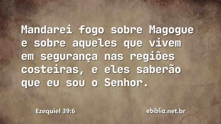 Ezequiel 39:6