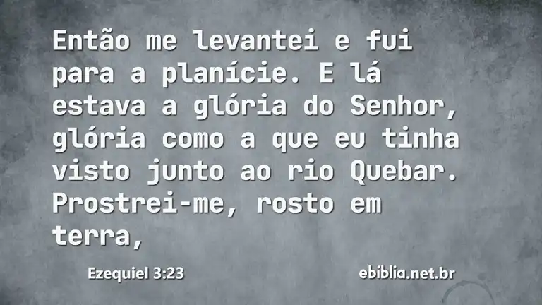 Ezequiel 3:23