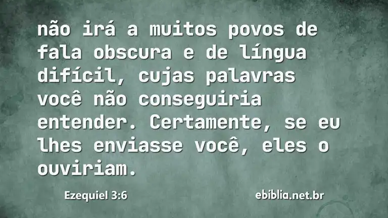 Ezequiel 3:6