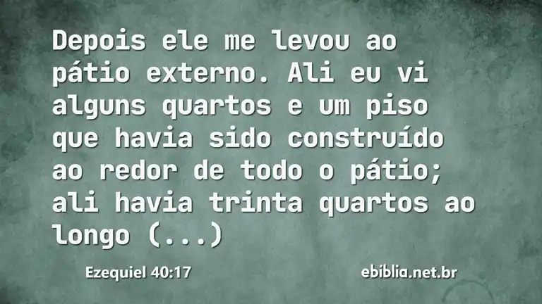 Ezequiel 40:17