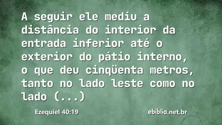 Ezequiel 40:19