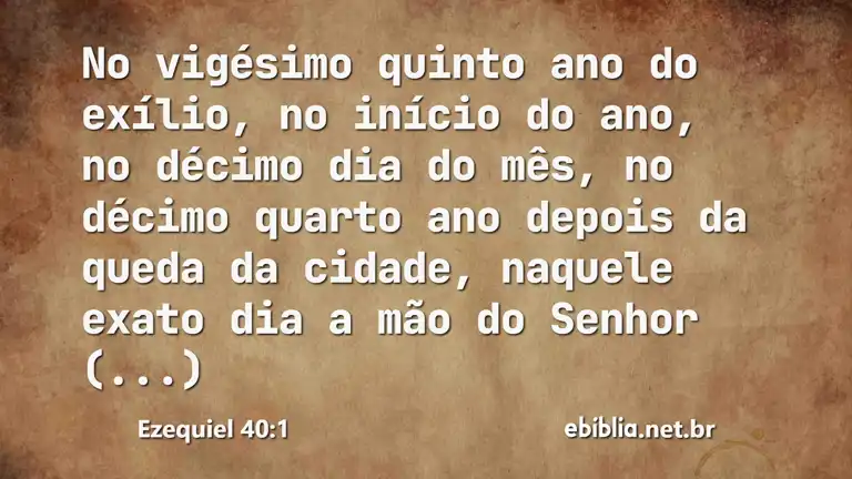 Ezequiel 40:1