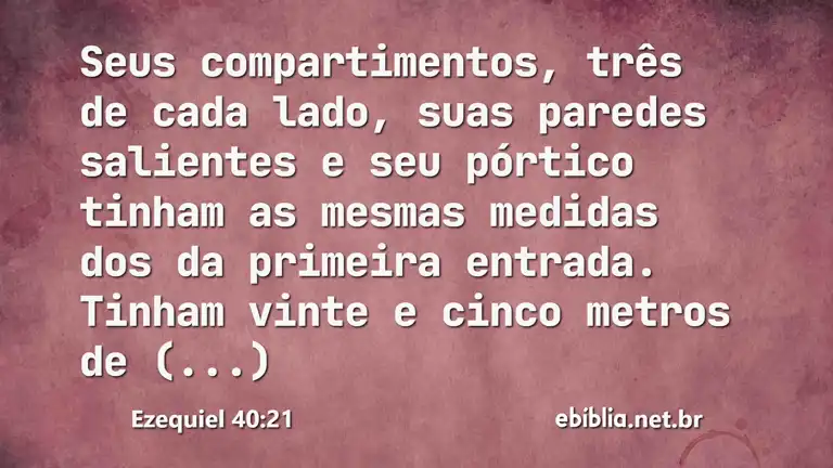 Ezequiel 40:21