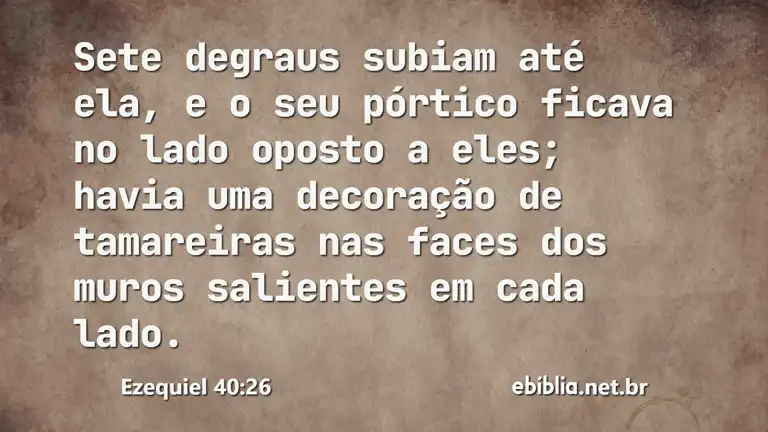 Ezequiel 40:26