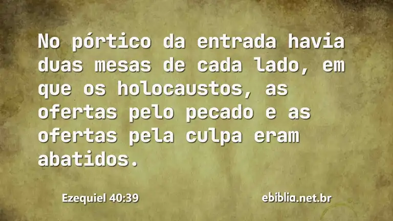 Ezequiel 40:39