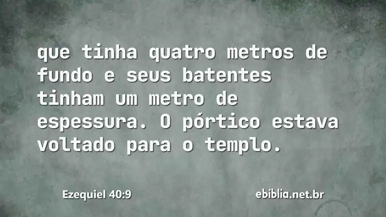 Ezequiel 40:9