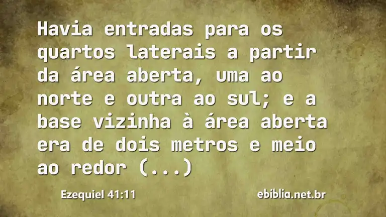 Ezequiel 41:11