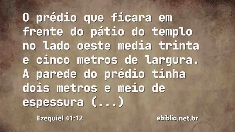 Ezequiel 41:12