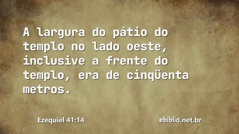 Ezequiel 41:14