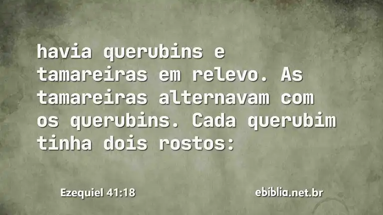 Ezequiel 41:18