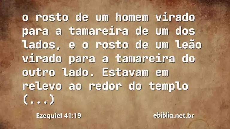 Ezequiel 41:19