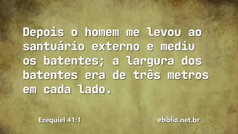 Ezequiel 41:1