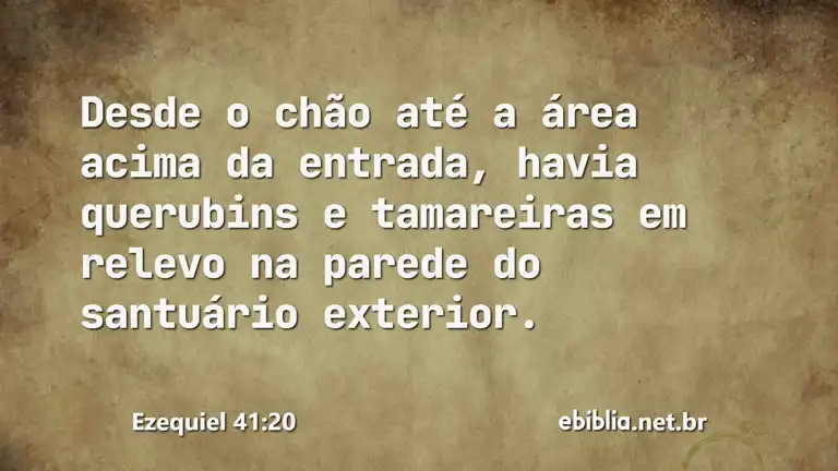 Ezequiel 41:20