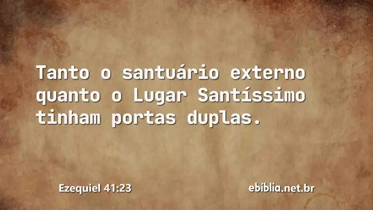 Ezequiel 41:23