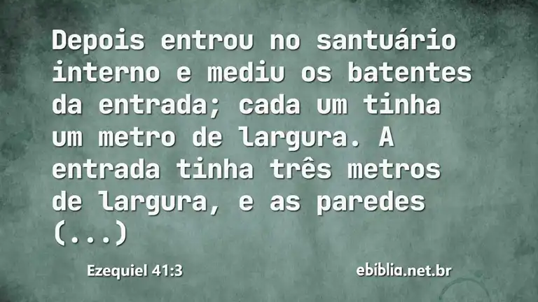 Ezequiel 41:3