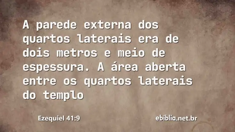 Ezequiel 41:9