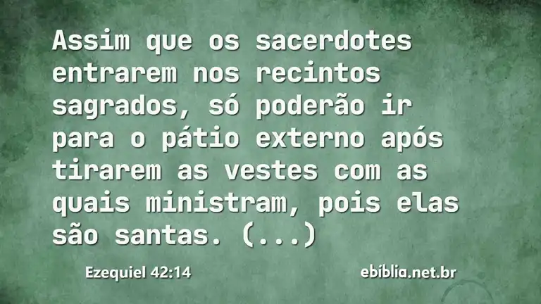 Ezequiel 42:14