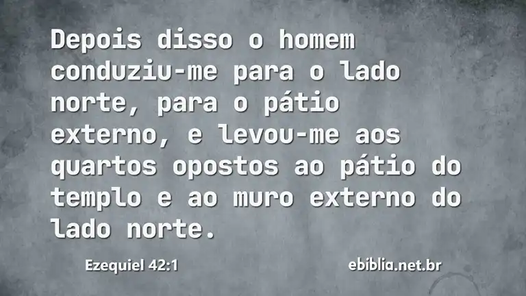 Ezequiel 42:1