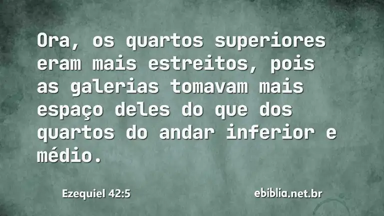 Ezequiel 42:5