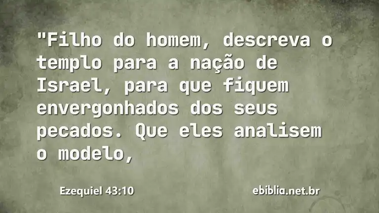 Ezequiel 43:10