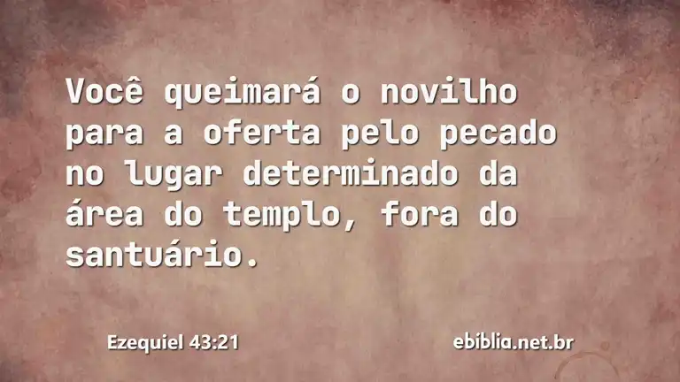 Ezequiel 43:21