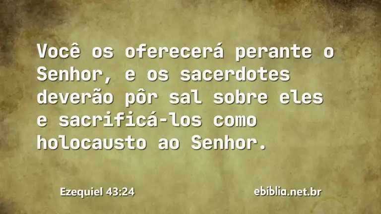 Ezequiel 43:24