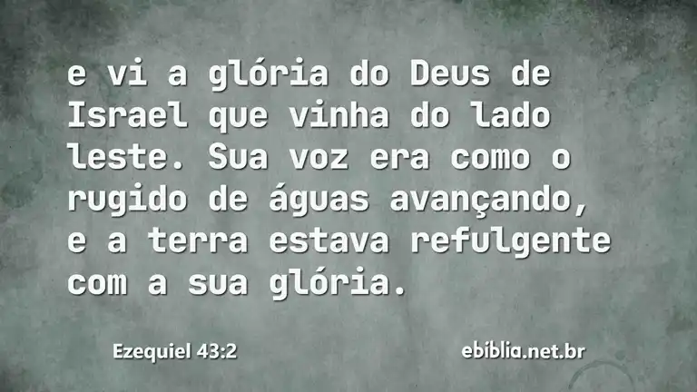 Ezequiel 43:2