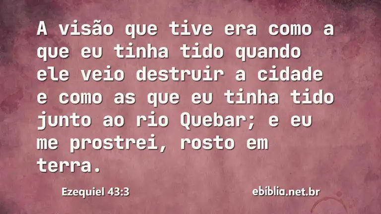 Ezequiel 43:3